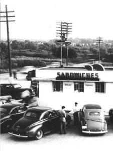 historic photo of swensons restaurant